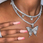 Load image into Gallery viewer, Butterfly Necklace - NovaHearts Jewelry
